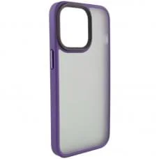 TPU+PC чехол Metal Buttons для Apple iPhone 12 Pro / 12 (6.1")