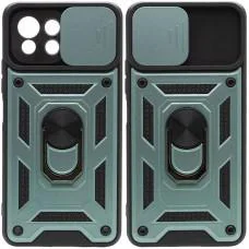 Ударостійкий чохол Camshield Serge Ring для Xiaomi Mi 11 Lite Зелений