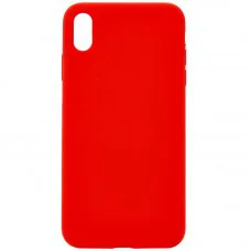 Чохол Silicone Case Full Protective (AA) NO LOGO для Apple iPhone X / XS (5.8") Червоний / Red