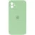 Чохол Silicone Case Square Full Camera Protective (AA) для Apple iPhone 11 (6.1") М'ятний / Mint Чохол Silicone Case Square Full Camera Protective (AA) для Apple iPhone 11 (6.1") М'ятний / Mint
