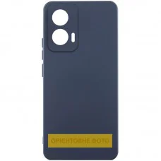 Чохол Silicone Cover Lakshmi Full Camera (AAA) для Motorola Edge 60 / Edge 60 Fusion Темно-синій / Midnight blue
