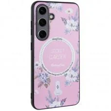 TPU+PC чохол Secret Garden with MagFit для Samsung Galaxy S24+ Pink