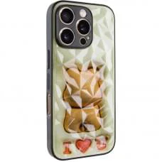 TPU+PC чохол Prisma Fluffie для Apple iPhone 16 Pro Max (6.9") Bear