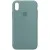 Чохол Silicone Case Full Protective (AA) для Apple iPhone X / XS (5.8") Зелений / Cactus Чохол Silicone Case Full Protective (AA) для Apple iPhone X / XS (5.8") Зелений / Cactus