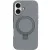 Чохол Silicone Case Full Protective NO LOGO with Ring для Apple iPhone 16 Plus (6.7") Grey
