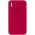Чохол Silicone Case Square Full Camera Protective (AA) для Apple iPhone X / XS (5.8") Червоний / Rose Red