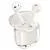 Бездротові TWS навушники Hoco EW52 Lilly Milky White
