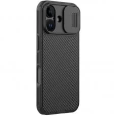 Карбонова накладка Nillkin CamShield Pro для Apple iPhone 17 (6.3") Black Карбонова накладка Nillkin CamShield Pro для Apple iPhone 17 (6.3") Black