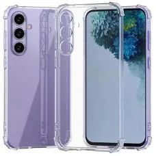 TPU чохол GETMAN Ease logo посилені кути Full Camera для Samsung Galaxy S24+ Безбарвний (прозорий)