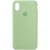 Чохол Silicone Case Full Protective (AA) для Apple iPhone X / XS (5.8") Зелений / Pistachio Чохол Silicone Case Full Protective (AA) для Apple iPhone X / XS (5.8") Зелений / Pistachio