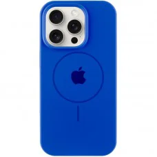 Чохол Silicone Case Full Protective (AA) with MagSafe для Apple iPhone 15 Pro Max (6.7") Синій / Capri Blue