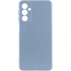 Чохол TPU GETMAN Liquid Silk Full Camera для Samsung Galaxy M23 5G Блакитний / Lilac Blue