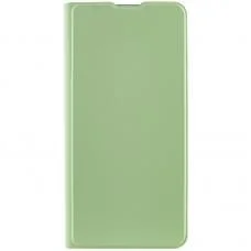 Шкіряний чохол-книжка GETMAN Elegant (PU) для Motorola Moto E40 М'ятний