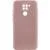 Чохол TPU GETMAN Liquid Silk Full Camera для Xiaomi Redmi Note 9 / Redmi 10X Рожевий / Pink Sand