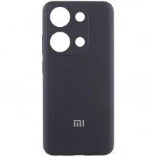 Чохол Silicone Cover Lakshmi Full Camera (AA) with logo для Xiaomi Redmi Note 13 Pro 4G Чорний / Black