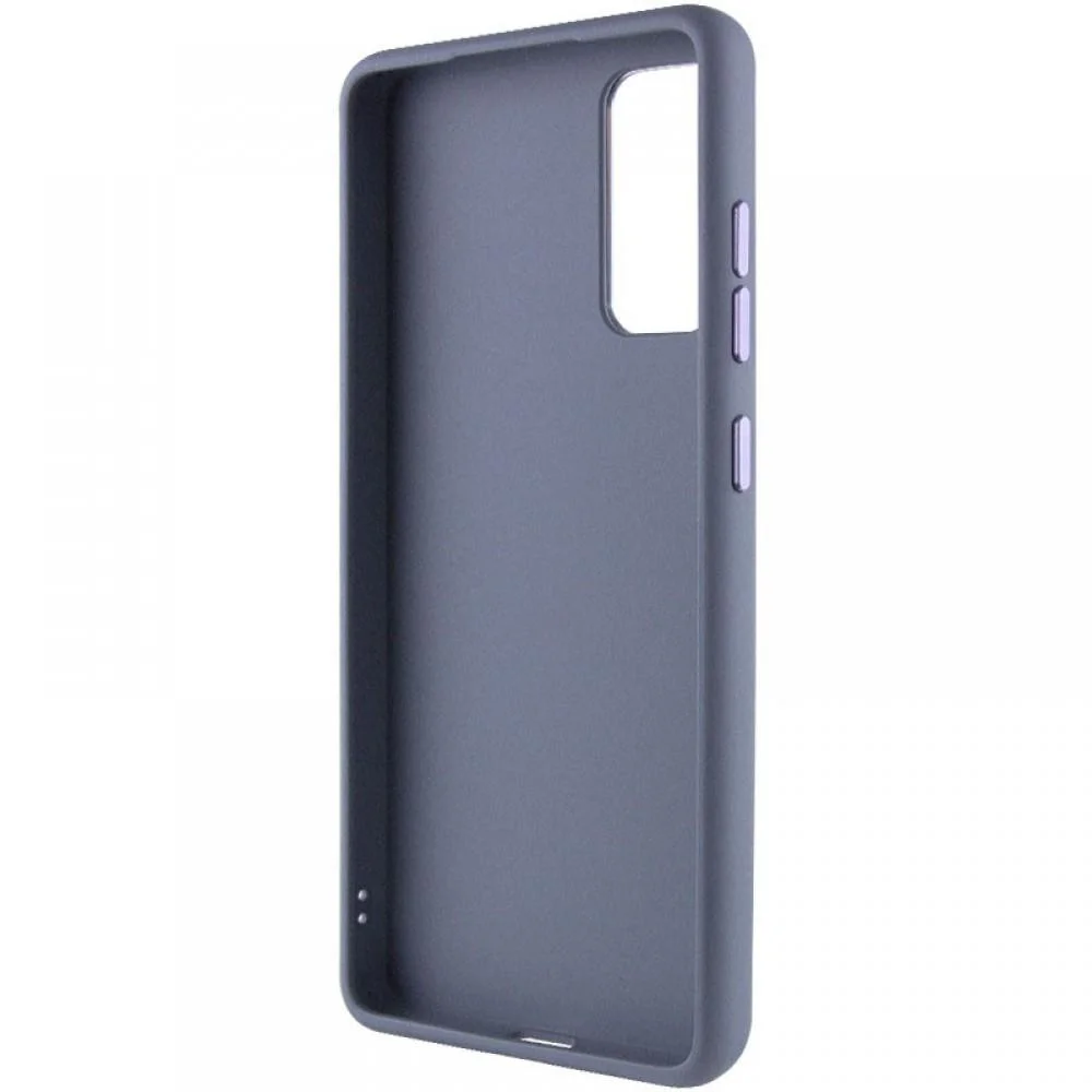 TPU чохол Bonbon Metal Style with MagSafe для Samsung Galaxy S24+ Сірий / Lavender