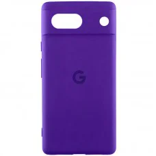 Чохол Silicone Cover Lakshmi Full Camera (AAA) with Logo для Google Pixel 7a Фіолетовий / Amethyst