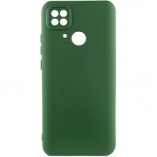 Чохол Silicone Cover Ummi Lakshmi Full Camera (AA) для Xiaomi Redmi 10C Зелений / Dark green