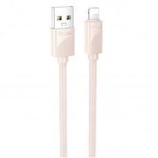 Дата кабель Hoco X114 Energy USB to Lightning 2.4A (1m) Pink