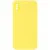 Чохол Silicone Case Square Full Camera Protective (AA) NOLOGO для Apple iPhone XS Max (6.5") Жовтий / Yellow
