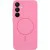 Чохол Silicone Cover Lakshmi Full Camera (AA) with MagFit для Samsung Galaxy S25 Рожевий / Light pink