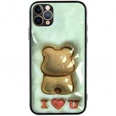 TPU+PC чохол Prisma Fluffie для Apple iPhone 11 Pro (5.8") Bear