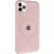 Чохол Silicone Case Full Protective (AA) with MagSafe для Apple iPhone 11 Pro Max (6.5") Рожевий / Pink Sand