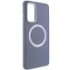TPU чохол Bonbon Metal Style with MagSafe для Samsung Galaxy S24+ Сірий / Lavender TPU чохол Bonbon Metal Style with MagSafe для Samsung Galaxy S24+ Сірий / Lavender