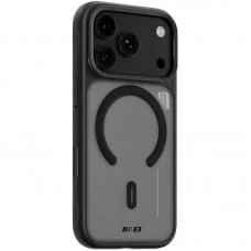 TPU+PC чохол Blueo Frosted Heat Dissipation Stand with MagSafe для Apple iPhone 17 Pro (6.3") Чорний