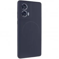 Чохол Silicone Cover Lakshmi Full Camera (AA) with MagFit для Motorola Edge 50 Fusion Темно-синій / Midnight blue