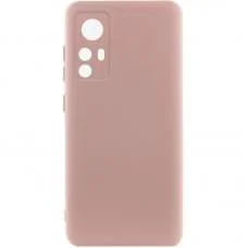 Чохол TPU GETMAN Liquid Silk Full Camera для Xiaomi 12T / 12T Pro Рожевий / Pink Sand