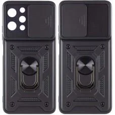 Ударостійкий чохол Camshield Serge Ring для Xiaomi Redmi 12 / Poco M6 Pro 5G Чорний