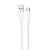 Дата кабель Borofone BX116 Certain USB to Type-C 3A (1m) White Дата кабель Borofone BX116 Certain USB to Type-C 3A (1m) White