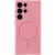 Чохол Silicone Cover Lakshmi Full Camera (AA) with MagFit для Samsung Galaxy S24 Ultra Рожевий / Light pink