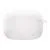 Силіконовий футляр з мікрофіброю для навушників Airpods 4 Білий / White