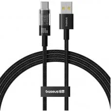 Дата кабель Baseus Gem Fast Charging USB to Type-C 100W (2m) (P10373002111)