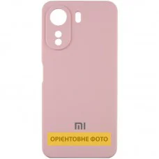 Чохол Silicone Cover Lakshmi Full Camera (AAA) with Logo для Xiaomi Redmi Note 14 Pro+ Рожевий / Pink Sand