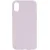 Чохол Silicone Case Full Protective (AA) NO LOGO для Apple iPhone X / XS (5.8") Бузковий / Lilac