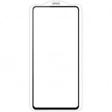 Захисне скло SKLO 5D (тех.пак) для Oppo A78 4G Чорний / Біла підкладка