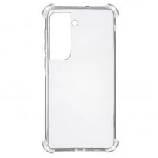 TPU чохол GETMAN Ease logo посилені кути для Samsung Galaxy S21+ Безбарвний (прозорий)