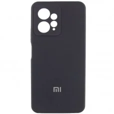 Чохол Silicone Cover Lakshmi Full Camera (AA) with logo для Xiaomi Redmi Note 12 4G Чорний / Black