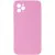 Чохол Silicone Case Square Full Camera Protective (AA) NOLOGO для Apple iPhone 11 Pro Max (6.5") Рожевий / Light pink