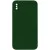 Silicone Case Square Full Camera Protective (AA) NOLOGO для Apple iPhone XS Max (6.5") Зелений / Army green