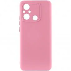 Чохол TPU GETMAN Liquid Silk Full Camera для Xiaomi Redmi 12C Рожевий / Pink