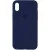 Чохол Silicone Case Full Protective (AA) для Apple iPhone X / XS (5.8") Синій / Deep navy Чохол Silicone Case Full Protective (AA) для Apple iPhone X / XS (5.8") Синій / Deep navy
