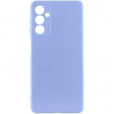 Чохол TPU GETMAN Liquid Silk Full Camera для Samsung Galaxy M34 5G Бузковий / Light purple