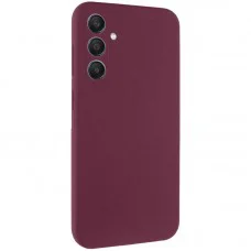 Чохол Silicone Cover Ummi Lakshmi Full Camera (AA) для Samsung Galaxy S24 FE Бордовий / Marsala