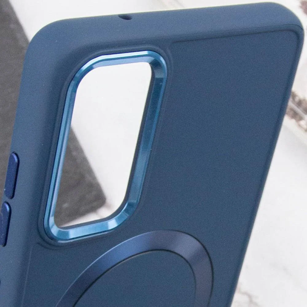 TPU чохол Bonbon Metal Style with MagSafe для Samsung Galaxy S23 FE Синій / Cosmos Blue TPU чохол Bonbon Metal Style with MagSafe для Samsung Galaxy S23 FE Синій / Cosmos Blue