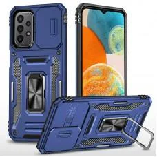 Ударостійкий чохол Camshield Army Ring для Samsung Galaxy A23 4G Синій / Navy