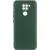 Чохол TPU GETMAN Liquid Silk Full Camera для Xiaomi Redmi Note 9 / Redmi 10X Зелений / Dark green